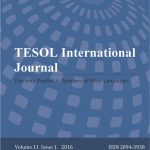 TESOL International Journal Volume 11 Issue 1 2016